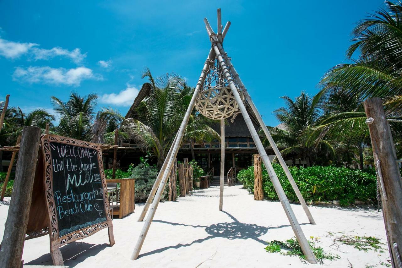 Hotel Cabana Los Lirios Tulum Exterior foto